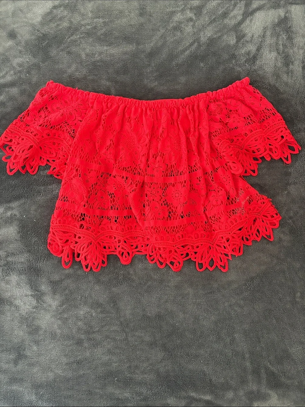 Free People Red Top